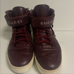 Red Gucci shoes sexy leather 10.5 big mon tings